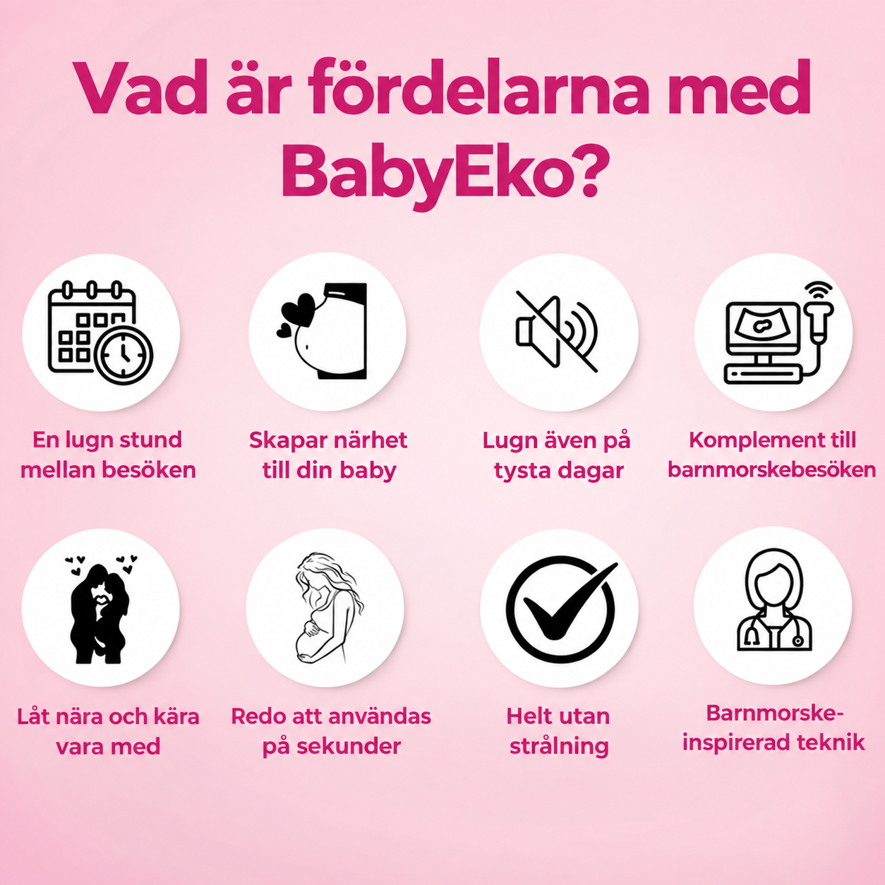 BabyEko - Hör de första hjärtslagen, hemma i lugn och ro.